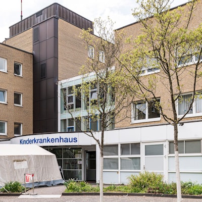 Das Kinderkrankenhaus Amsterdamer Straße.