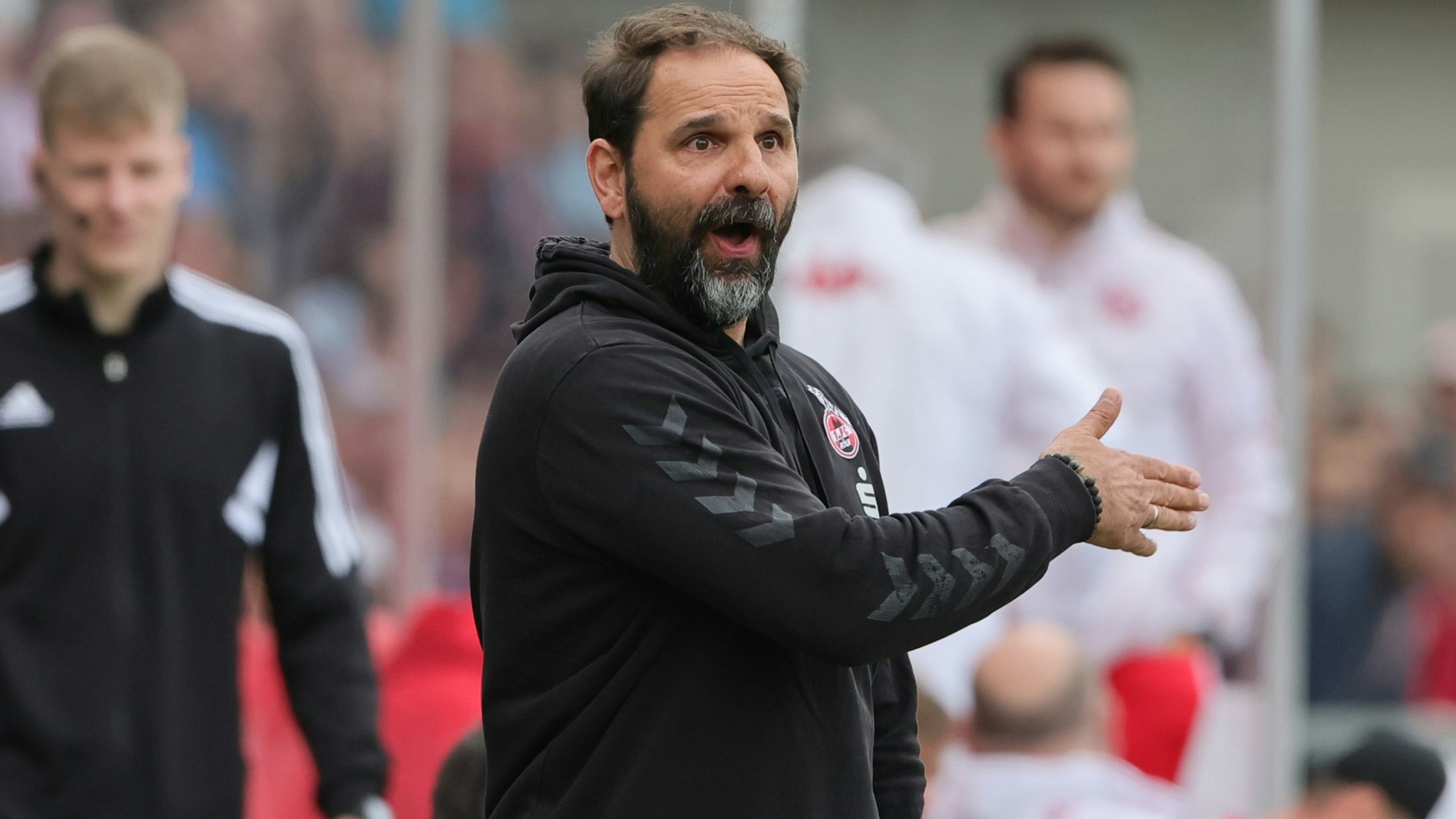 1.FC Köln U19 vs. FSV Mainz 05 U19, A Junioren Bundesliga, Halbfinal Rückspiel um die Deutsche Meisterschaft, Stefan Ruthenbeck (1.FC Köln), 14.04.2023, Bild: Herbert Bucco