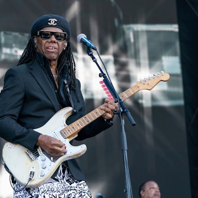 Nile Rodgers von Nile Rodgers & Chic tritt am zweiten Tag des BottleRock Napa Valley Music Festival am Samstag, 27. Mai 2023, auf der Napa Valley Expo in Napa, Kalifornien, auf.