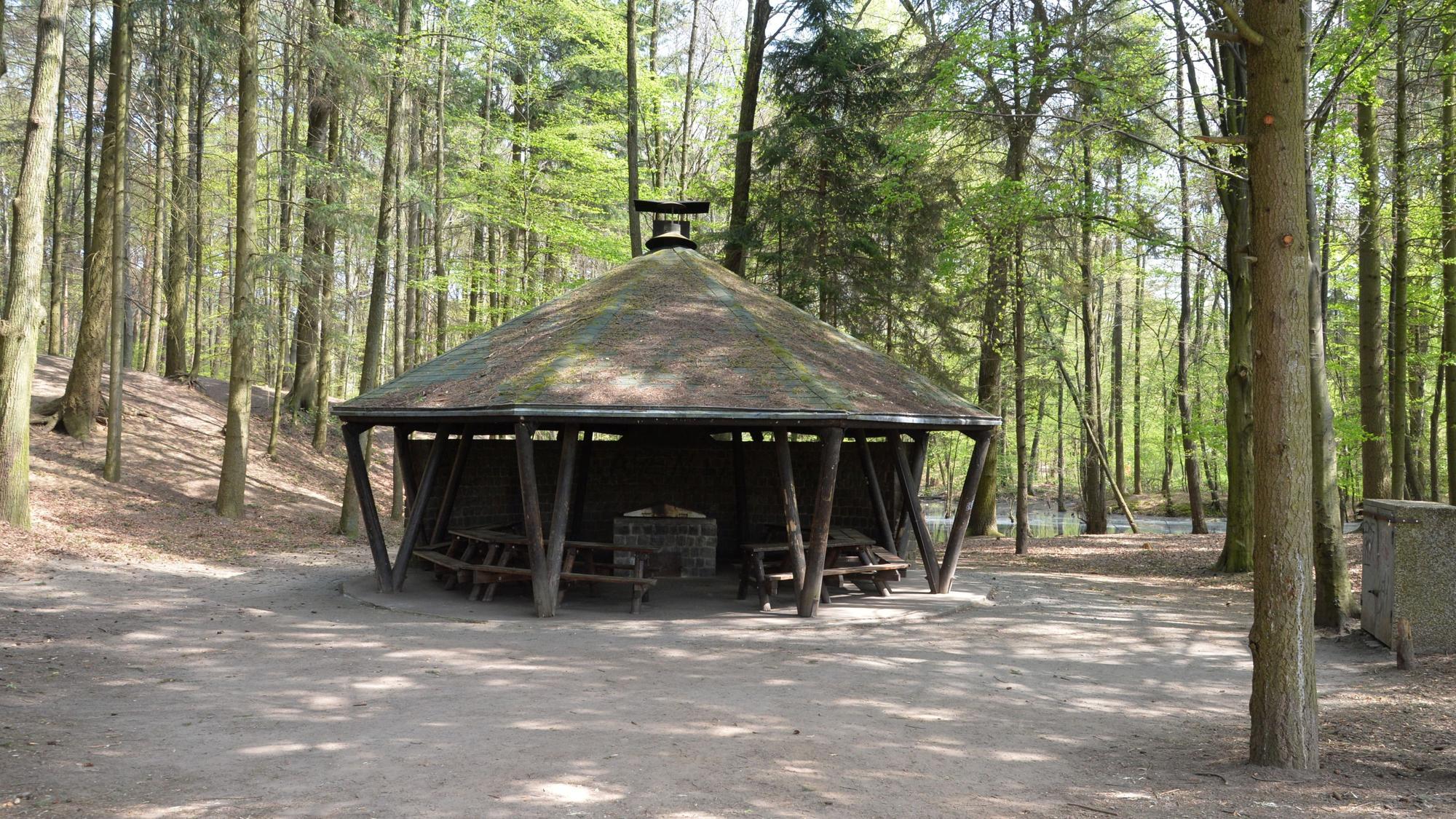 Die Grillhütte Saaler Mühle am Bensberger See-