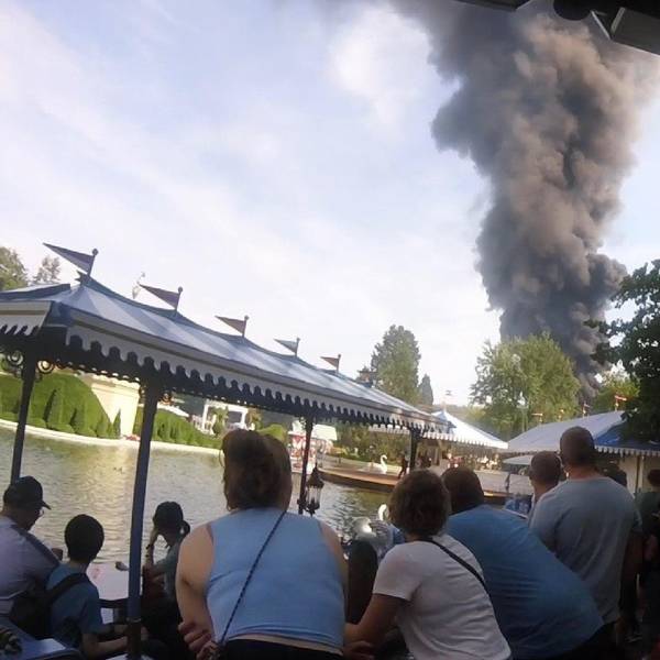 Im Europa-Park in Rust ist ein Brand ausgebrochen.