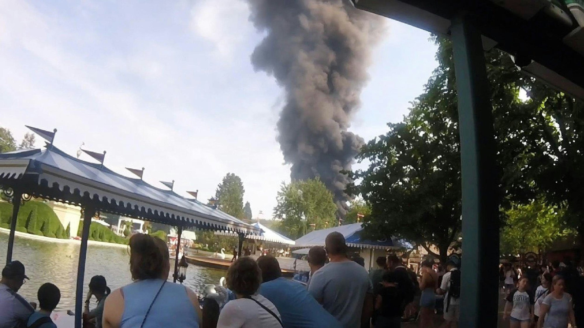Im Europa-Park in Rust ist ein Brand ausgebrochen.