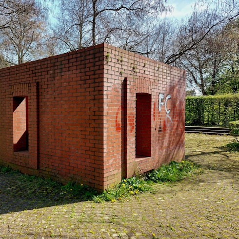 Eins der ungewöhnlichen Bauwerke im Rhein-Erft-Kreis ist hier zu sehen.