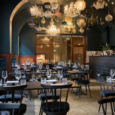 Das Restaurant Augustin von innen.