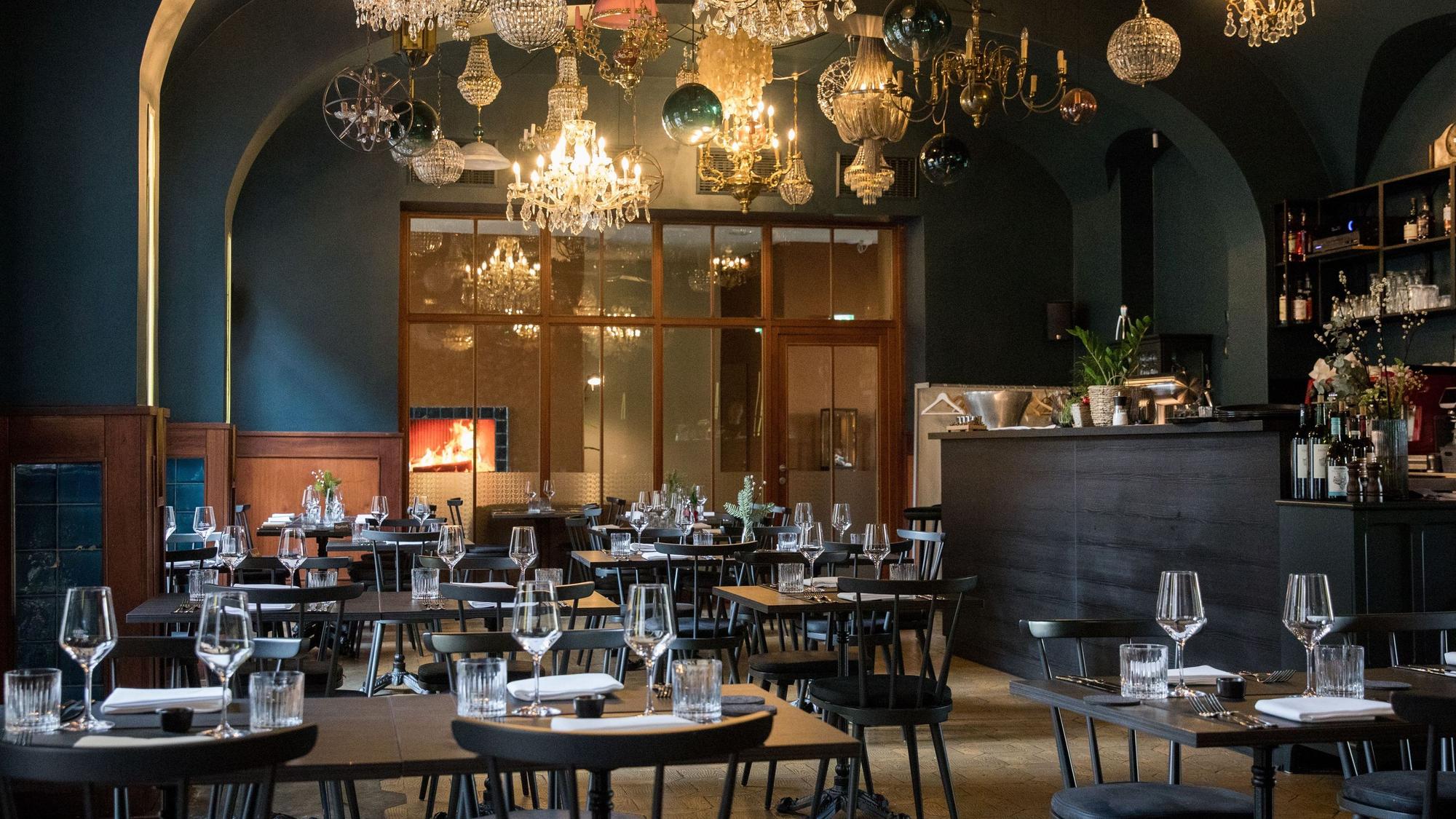 Das Restaurant Augustin von innen.