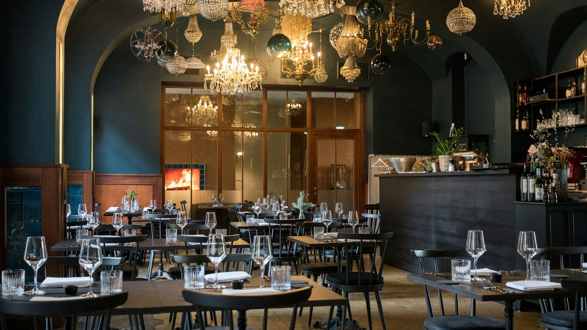 Das Restaurant Augustin von innen.