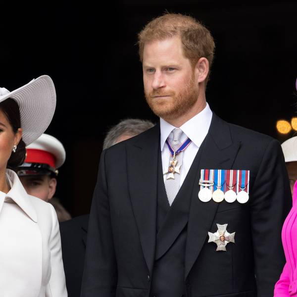 Prinz Harry, Herzog von Sussex und Meghan, Herzogin von Sussex verlassen den nationalen Dankesgottesdienst zum Platinjubiläum der Königin.