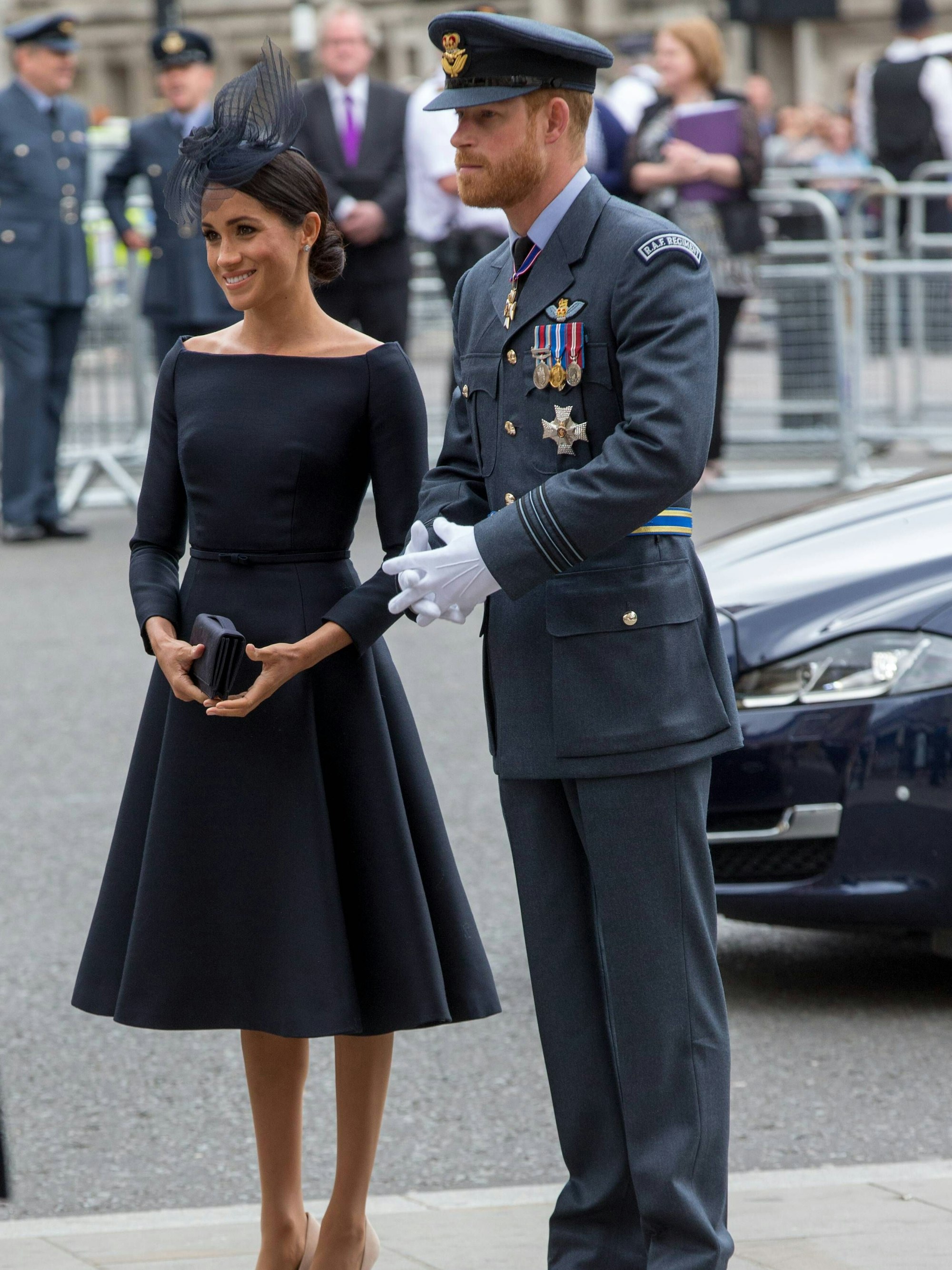 Meghan und Harrry bei der Hundertjahrfeier der Royal Air Force.