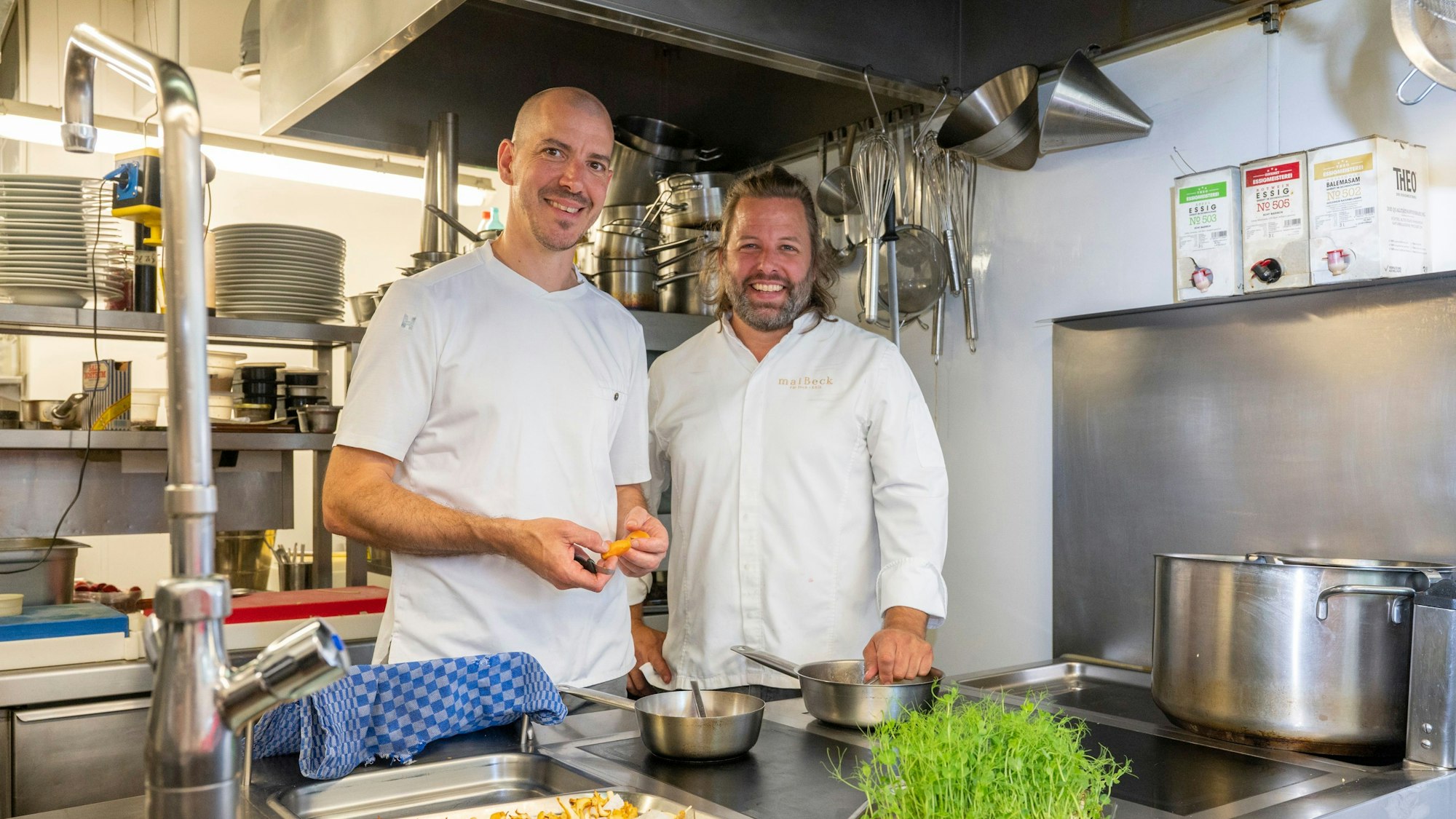 Jan C. Maier & Tobias Becker sind die Köche im Maibeck.