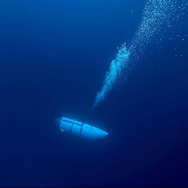Das vermisste U-Boot Titan bei einem Abstieg. AFP PHOTO / OceanGate Expeditions
