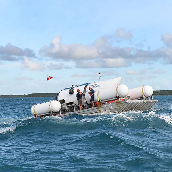 Das Tauchboot Titan wird vermisst. Es war unterwegs zum Wrack der Titanic. (Archivbild)