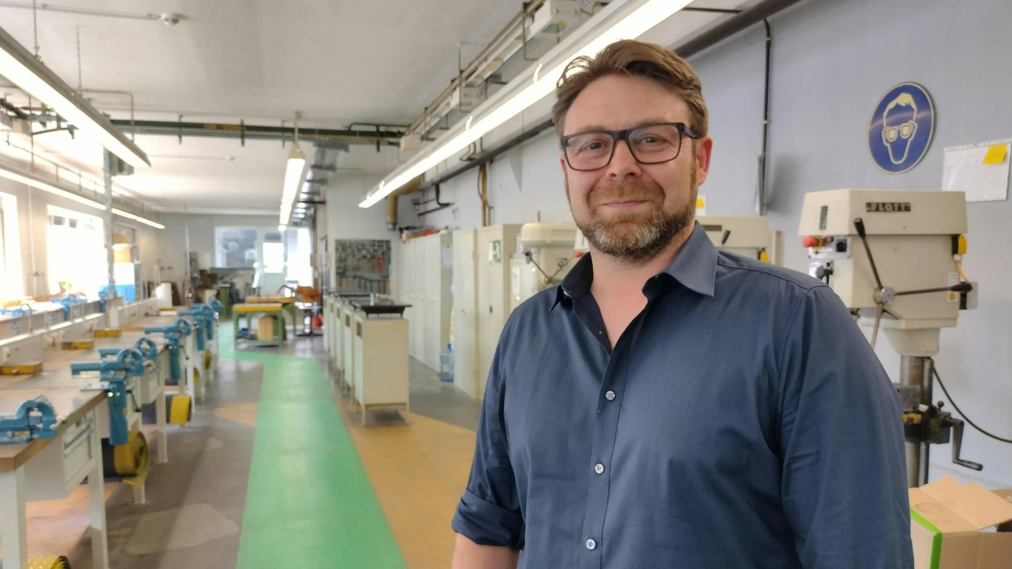 Marco Erlemann, Betriebsratschef bei Atlas Copco