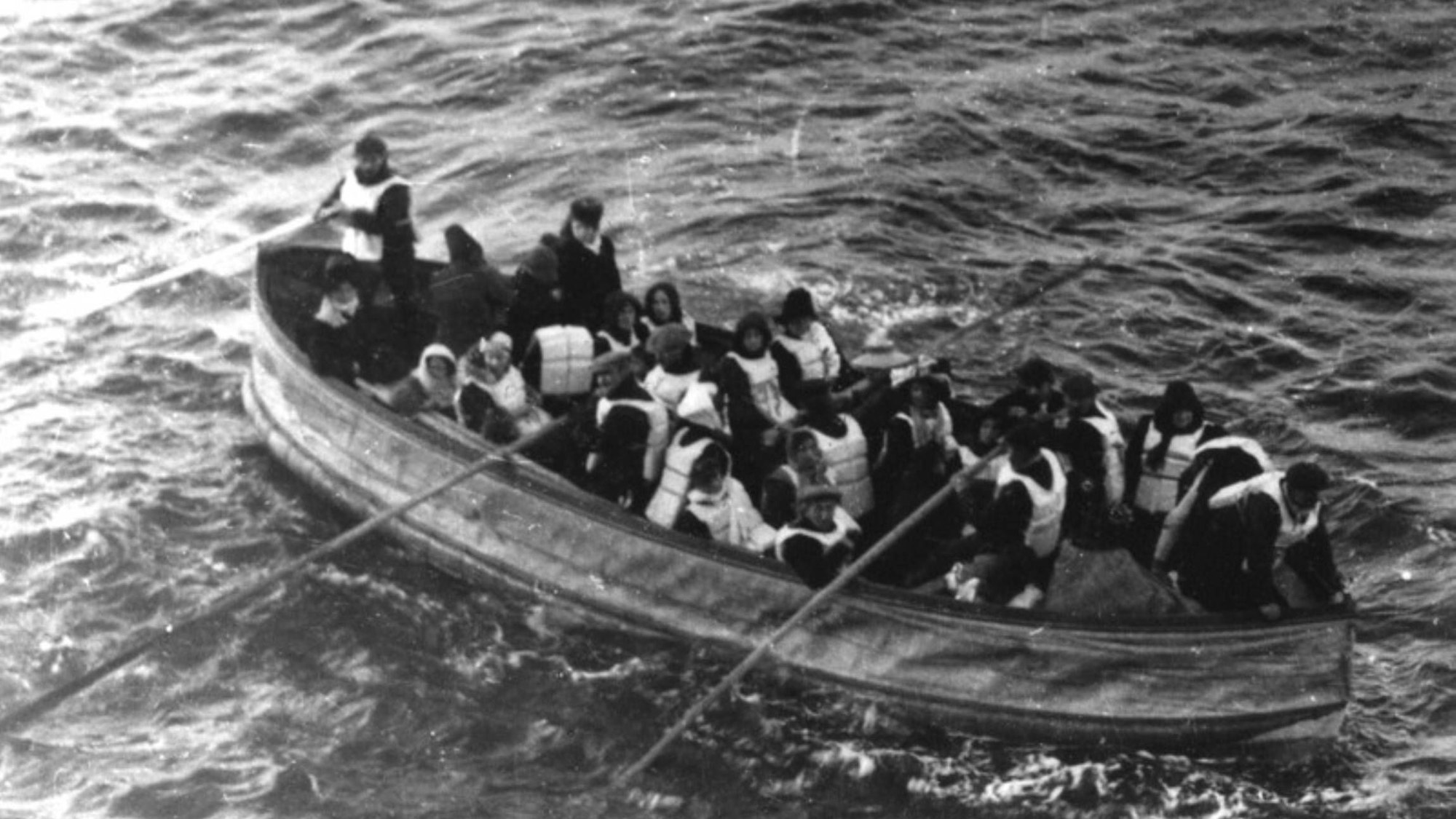 Eines der Rettungsboote der Titanic.