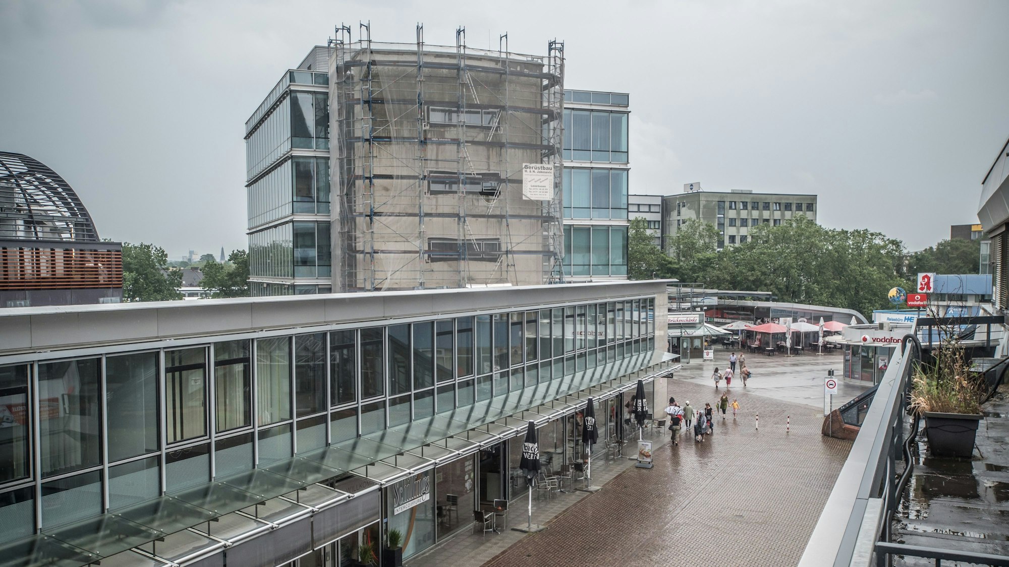 Fassade ist seit Jahren abgenommen. Foto: Ralf Krieger