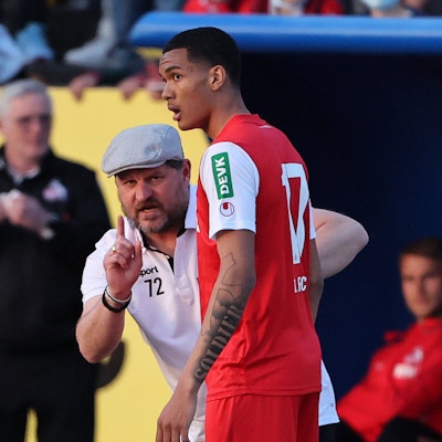 FC-Talent Damion Downs hat es nicht leicht, in Steffen Baumgarts Bundesligateam Spielpraxis zu erhalten.