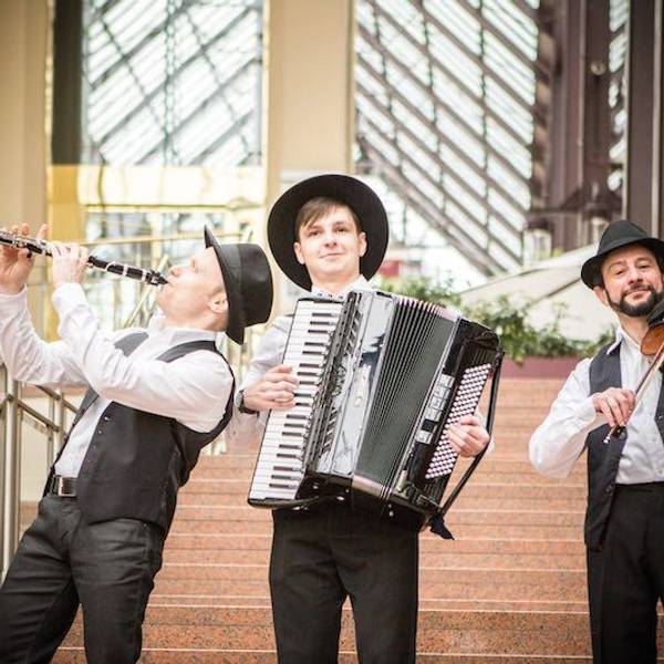Die drei Musiker der Klezmer Tunes.