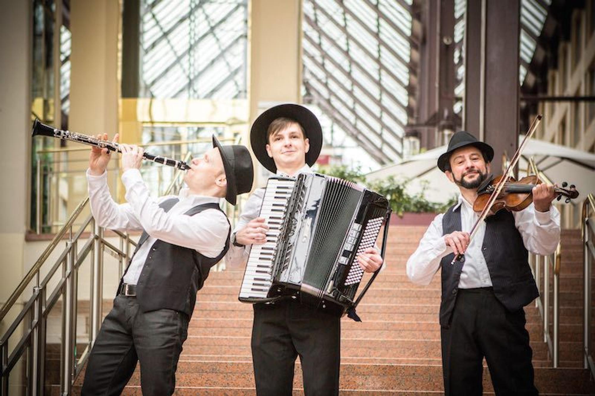 Die drei Musiker der Klezmer Tunes.