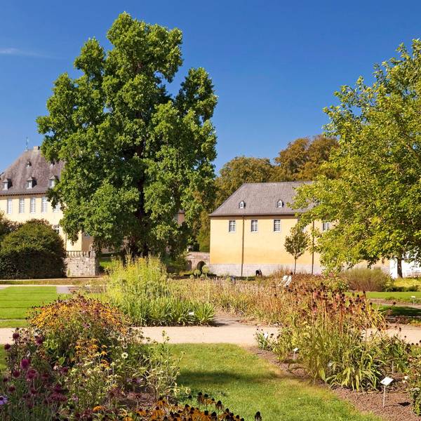 Der Schlossgarten von Schloss Dyck.