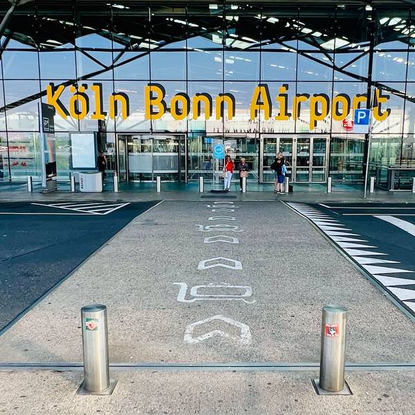 Flughafen Köln/Bonn am 24.6.2023: Außenansicht