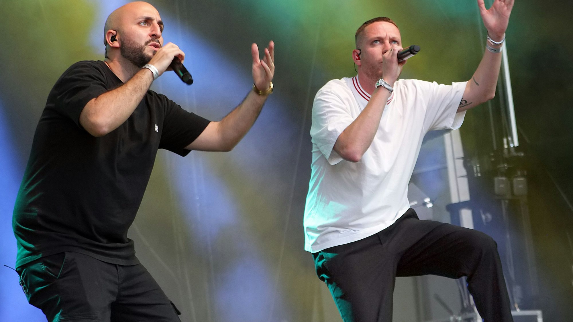 Das Bild zeigt Mo-Torres und sein Live-Partner Cengiz.