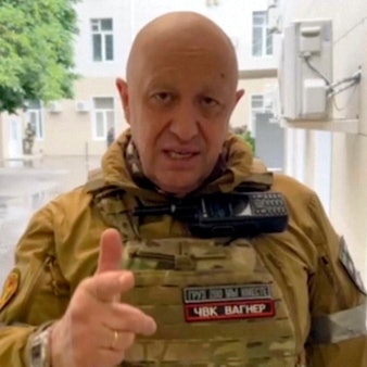 Jewgeni Prigoschin, Chef der Privatarmee Wagner, in Rostow
