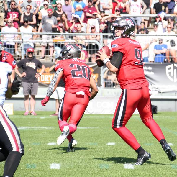 Quarterback Judd Erickson von den Cologne Centurions