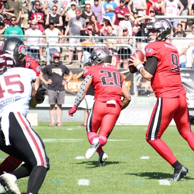 Quarterback Judd Erickson von den Cologne Centurions
