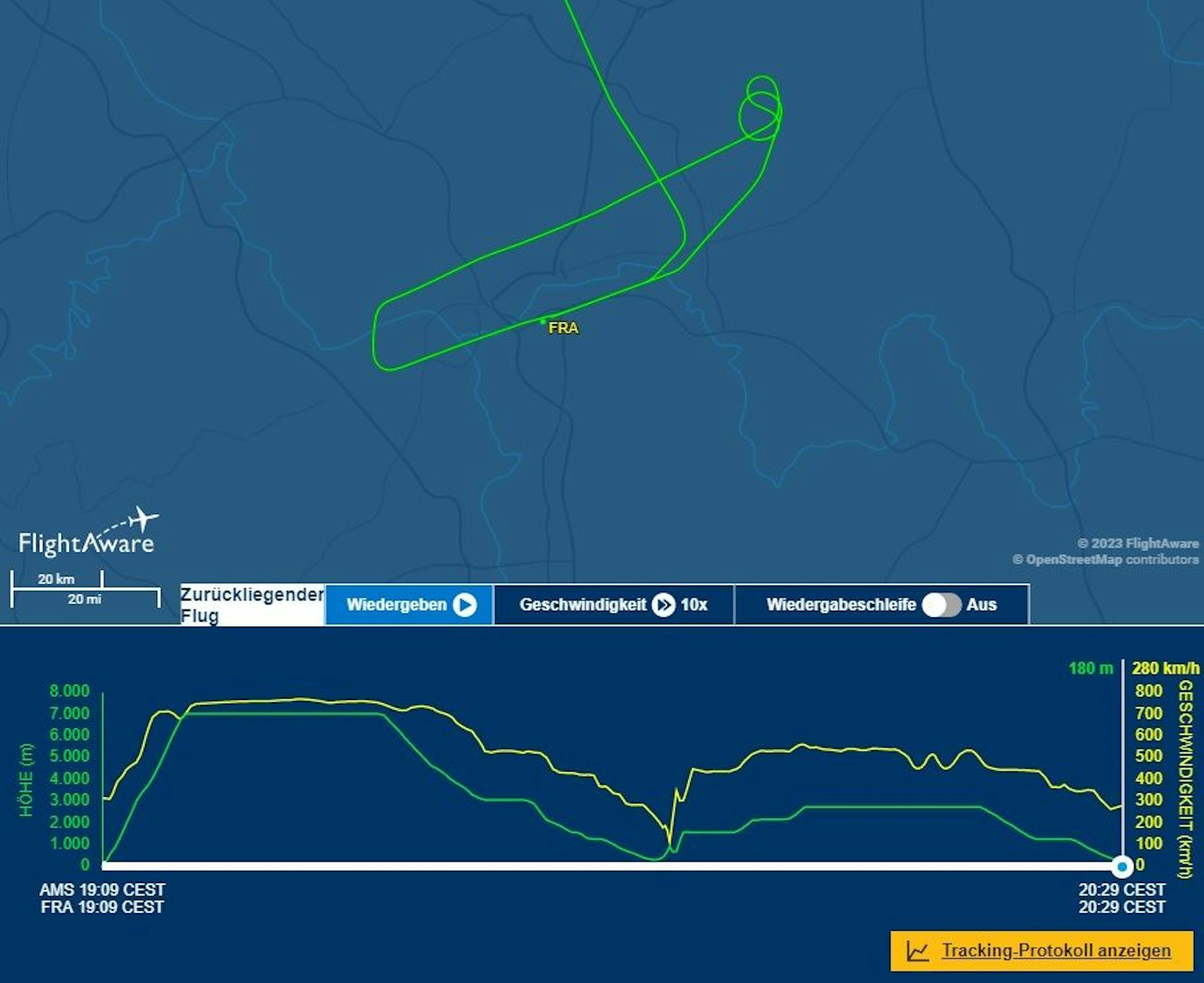 Flugmonitor Flight Aware - Latam 767