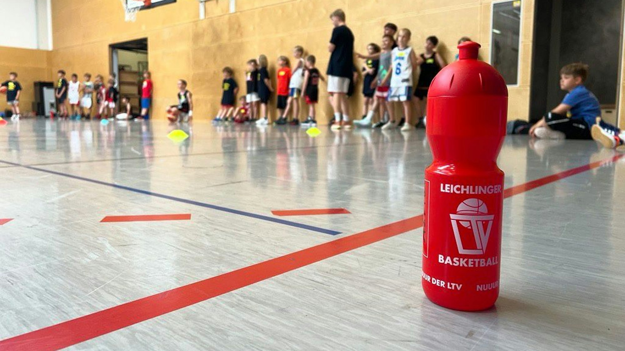 Das Sommer-Basketballcamp des LTV in der Leichlinger Toscana-Halle.