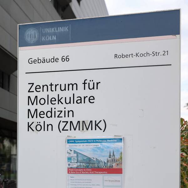 Im Gebäudes des Zentrum für Molekulare Medizin (ZMMK) ist Wasser in ein Labor gedrungen.