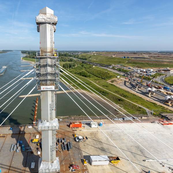 Leverkusener Brücke Juni 2023, Leverkusen, Rhein, Brücke, Autobahnbrücke