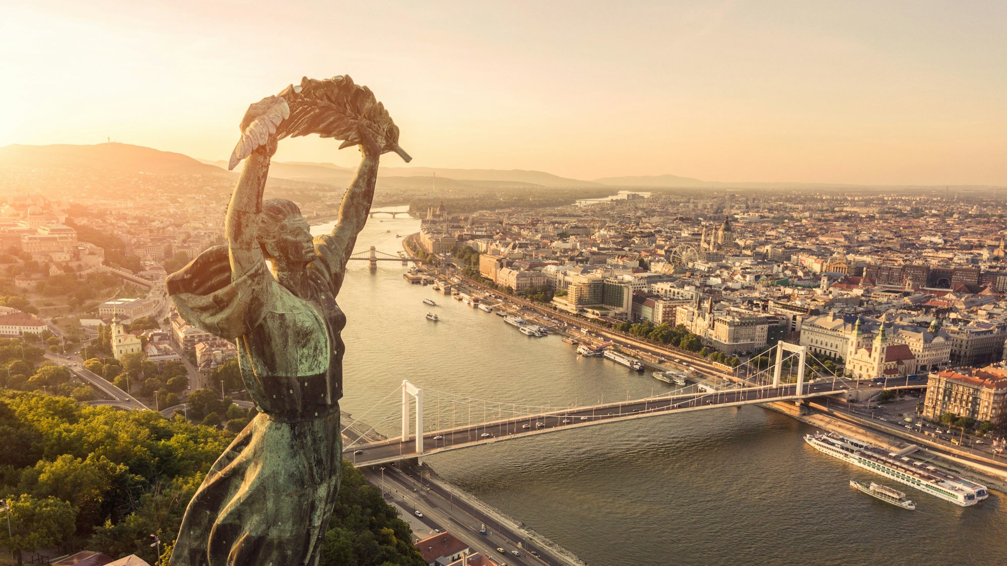 Ansicht Budapest von oben