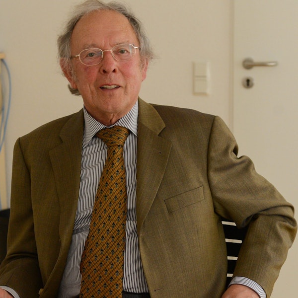 Hans Bösch im Redaktionsgespräch 2013.