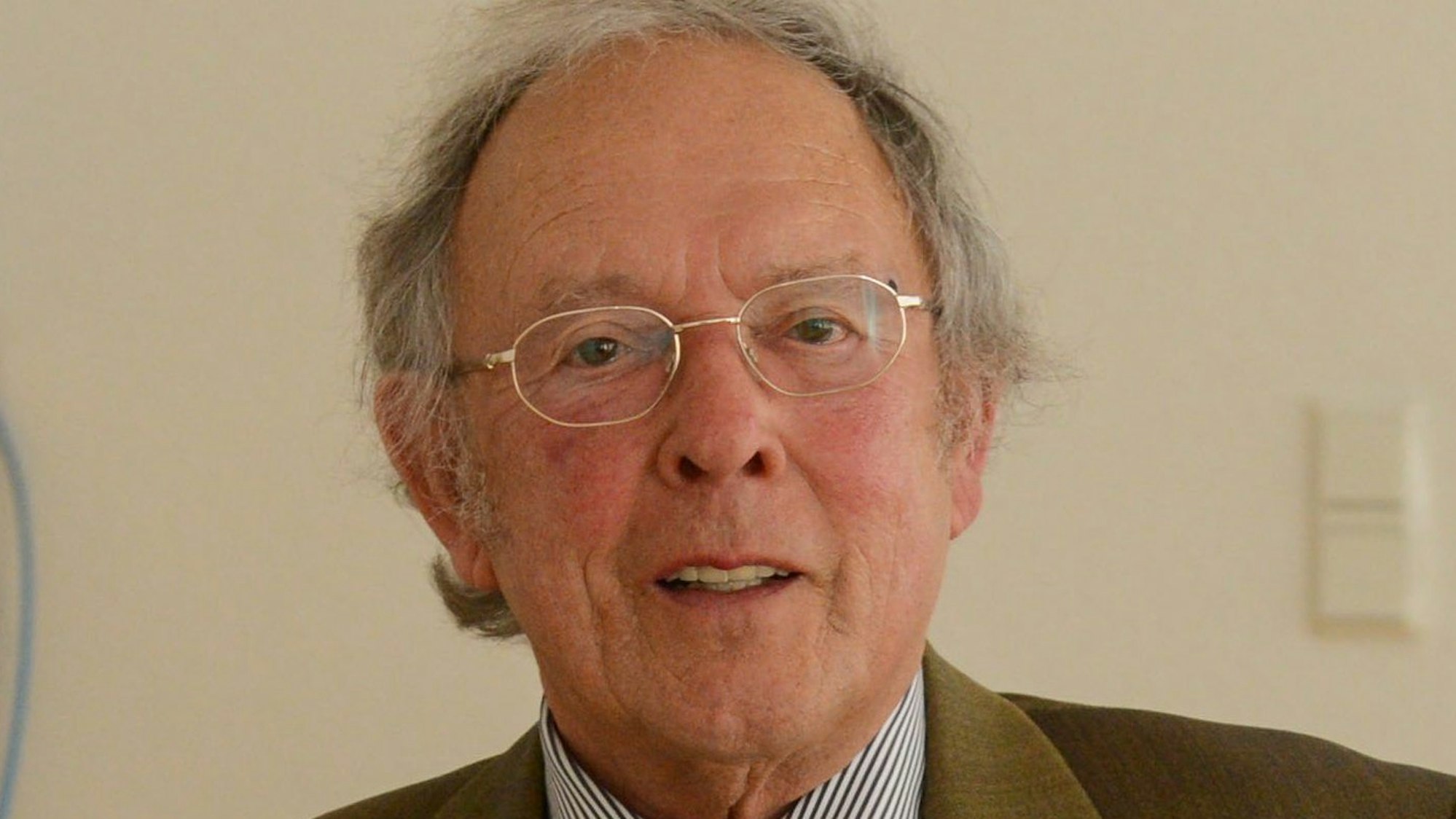 Hans Bösch im Redaktionsgespräch 2013.