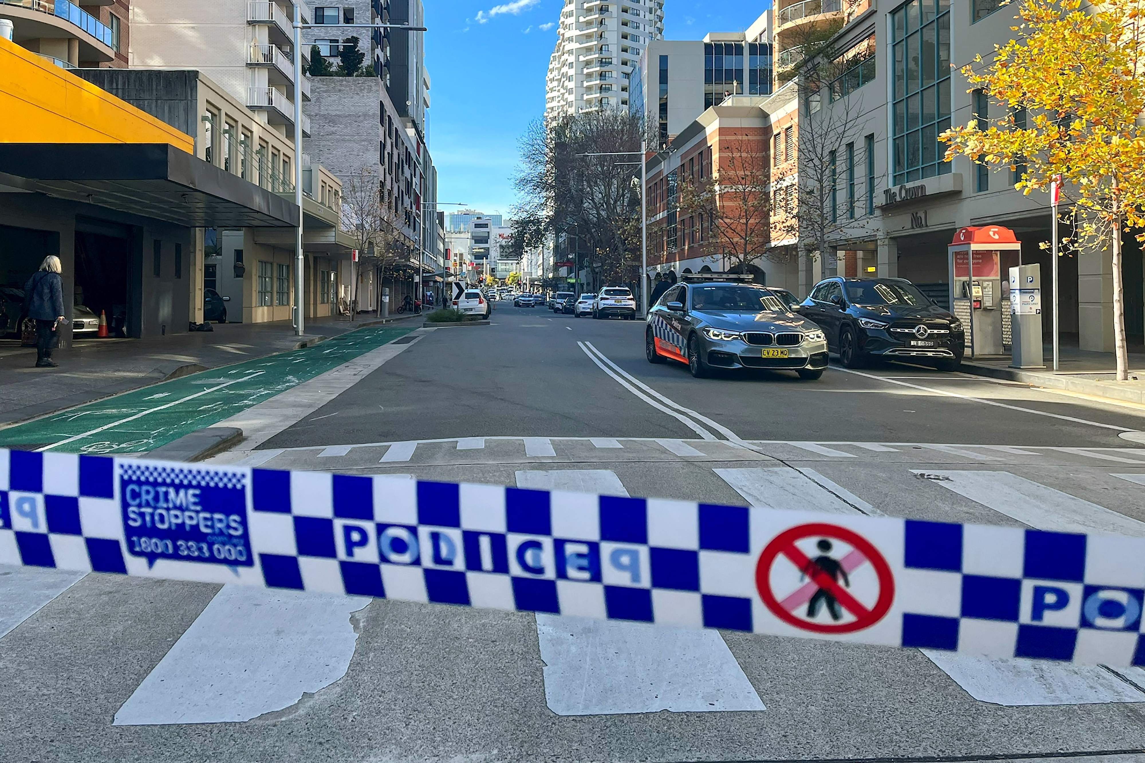 Absperrband der australischen Polizei