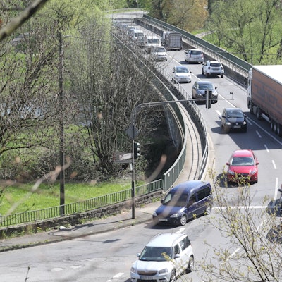 Die Brücke über die Sieg zwischen Hennef und Allner