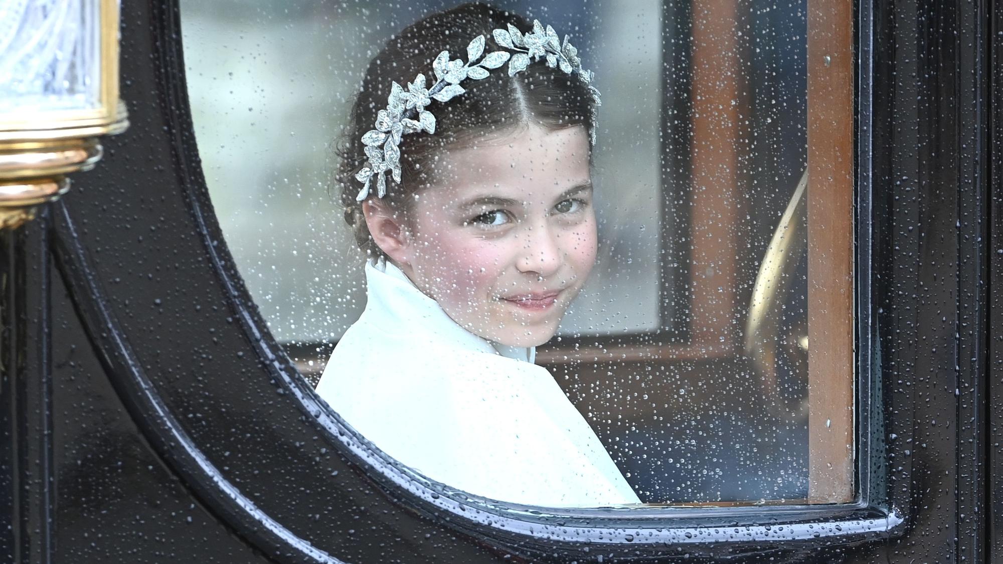 Prinzessin Charlotte bei der Krönung von König Charles III. Anfang Mai.