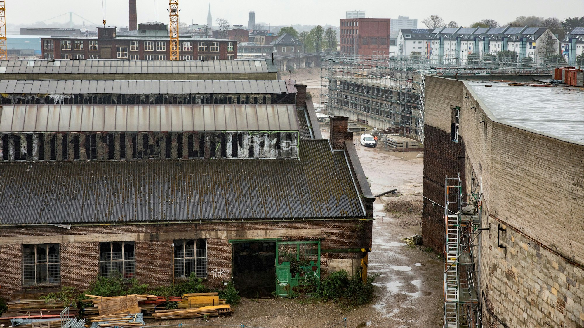 Das Bild zeigt das Baugebiet Mülheim-Süd.