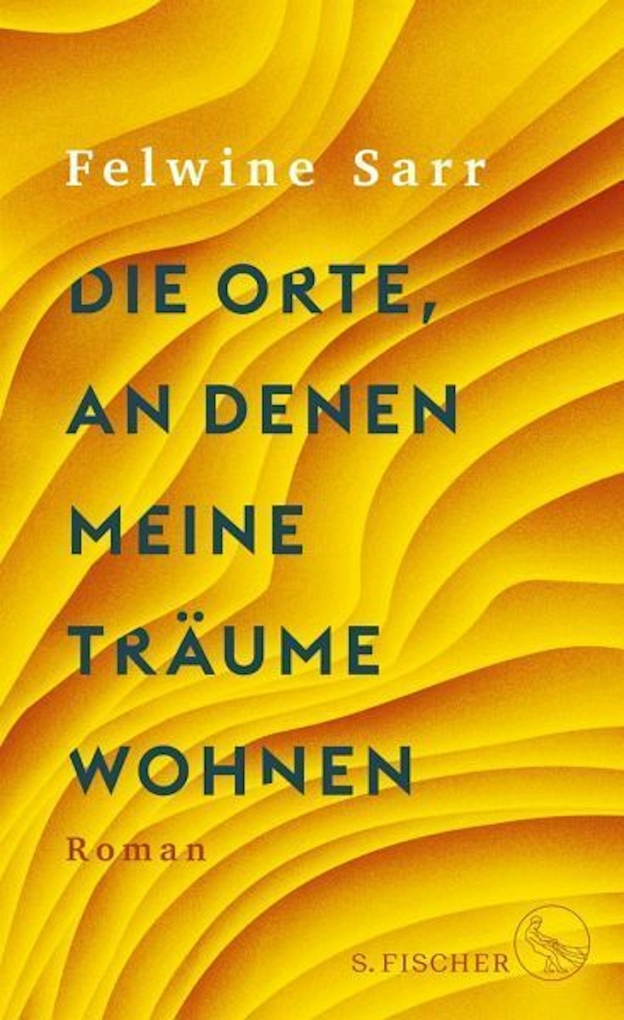 Das Buchcover zeigt ein gelbes Muster, dass aussieht wie