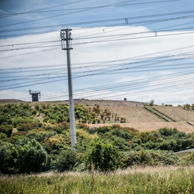 Die Hänge der Sondermüll-Deponie in Bürrig