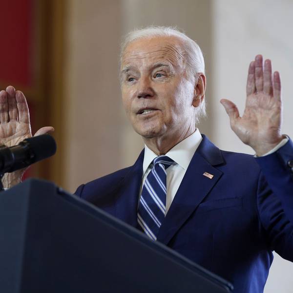 Joe Biden während seiner Rede zur US-Wirtschaft am Mittwoch in Chicago.