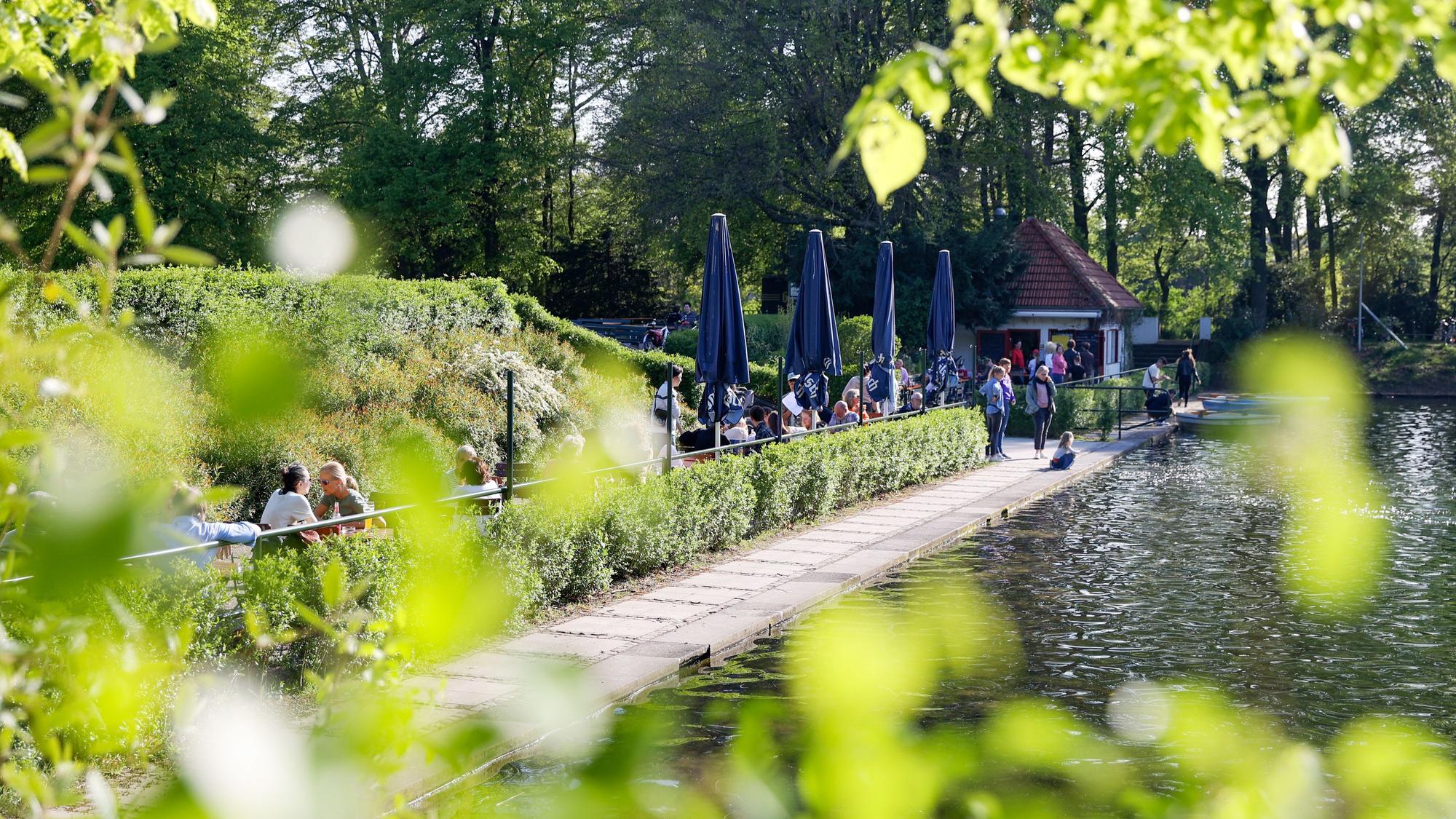 Restaurants im Blücher Park.