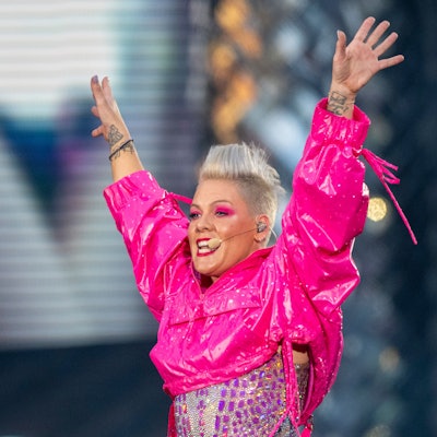 Pink bei einem Konzert ihrer „Summer Carnival 2023“ Tour.