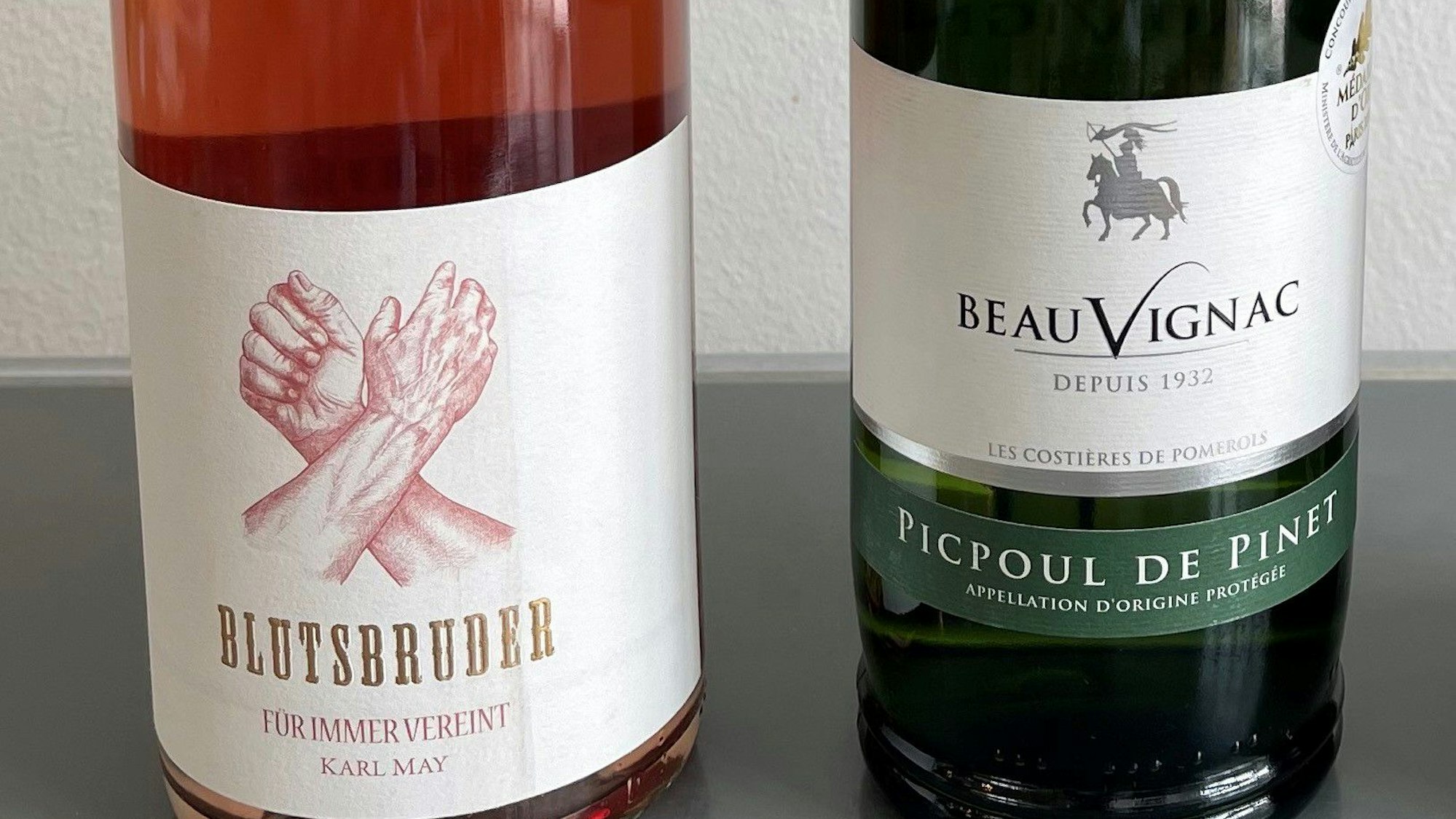 2022 Blutsbruder Rosé, Weingut Karl May, Rheinhessen, 11,50 Euro