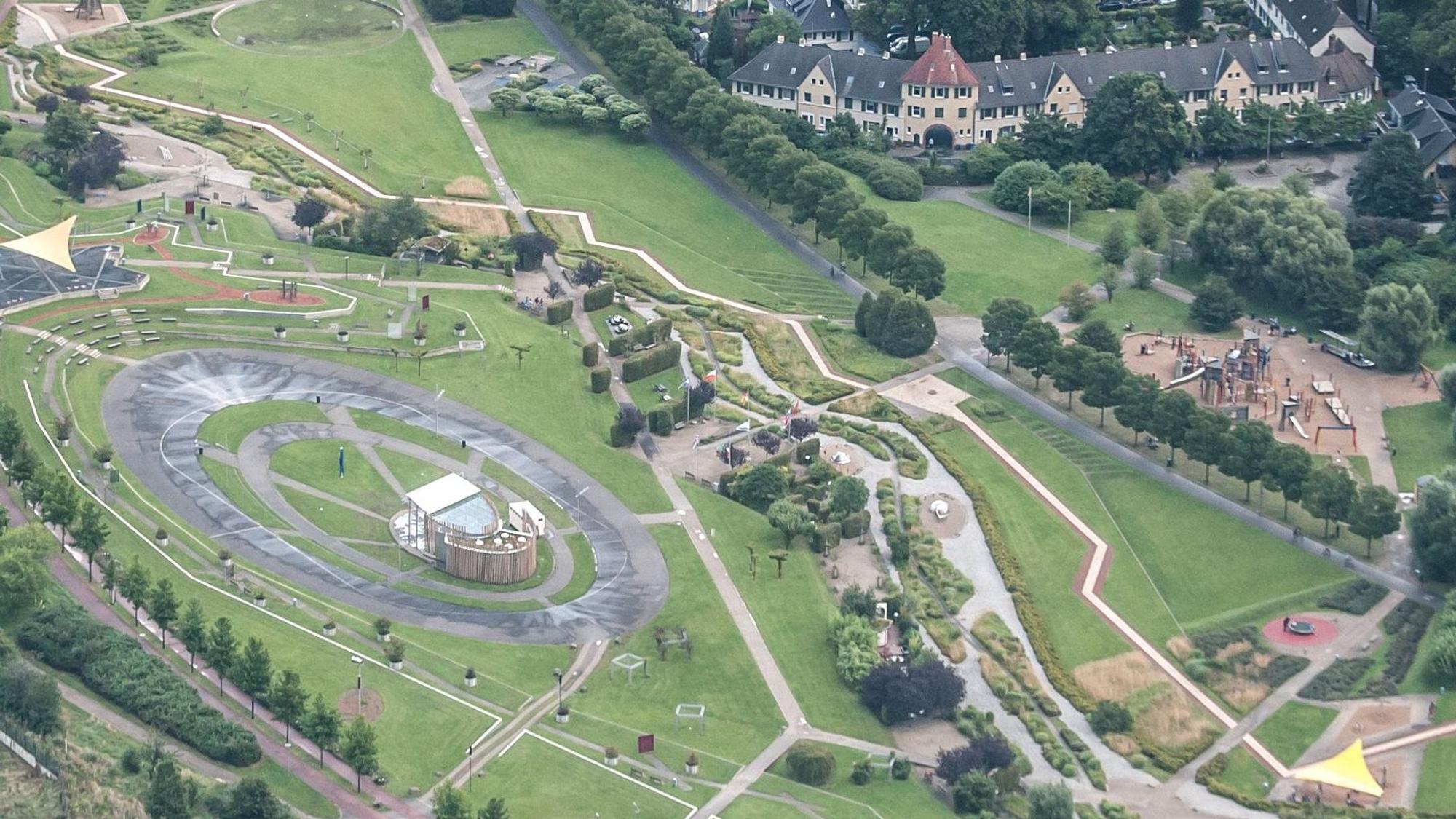 Luftbild Leverkusen Neulandpark Foto: Ralf Krieger