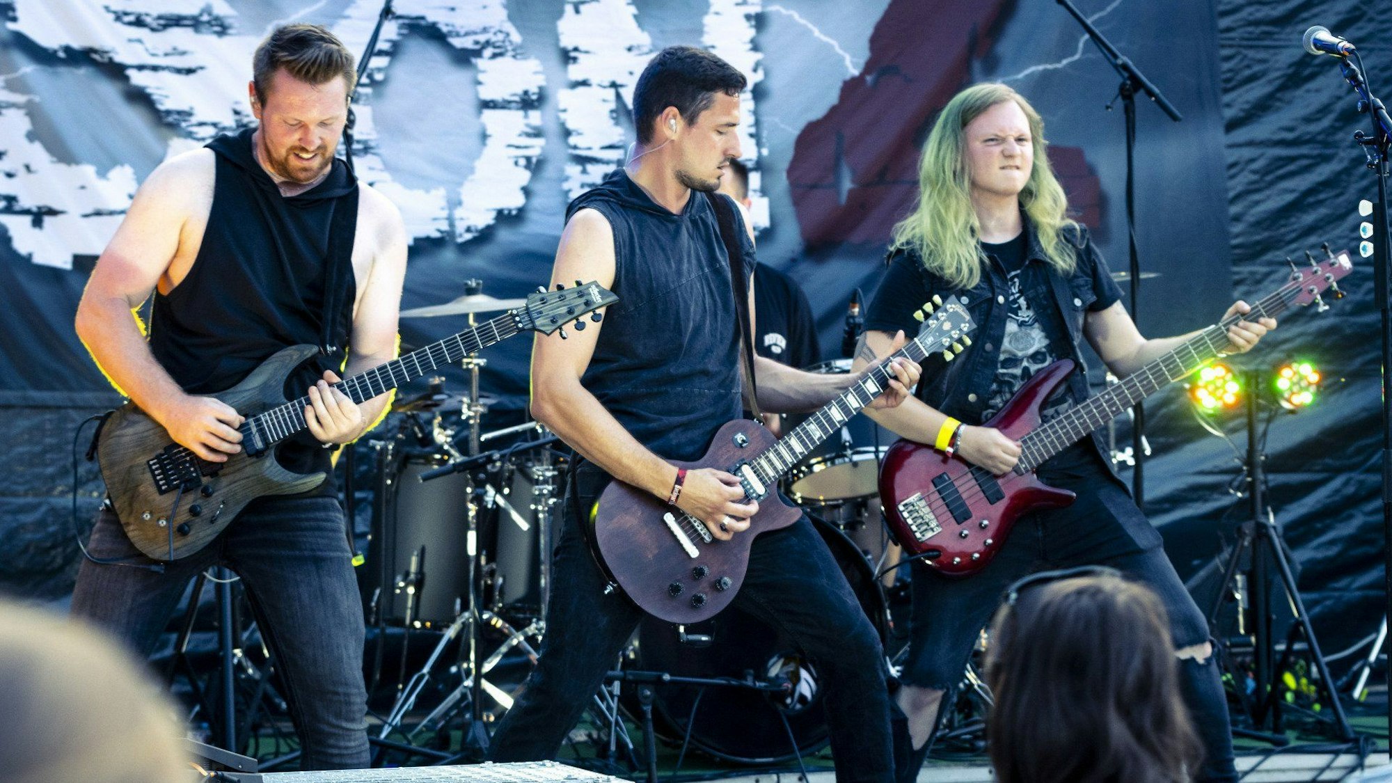 Die Band SonZ beim "Backyard Bash" im Jahr 2022.