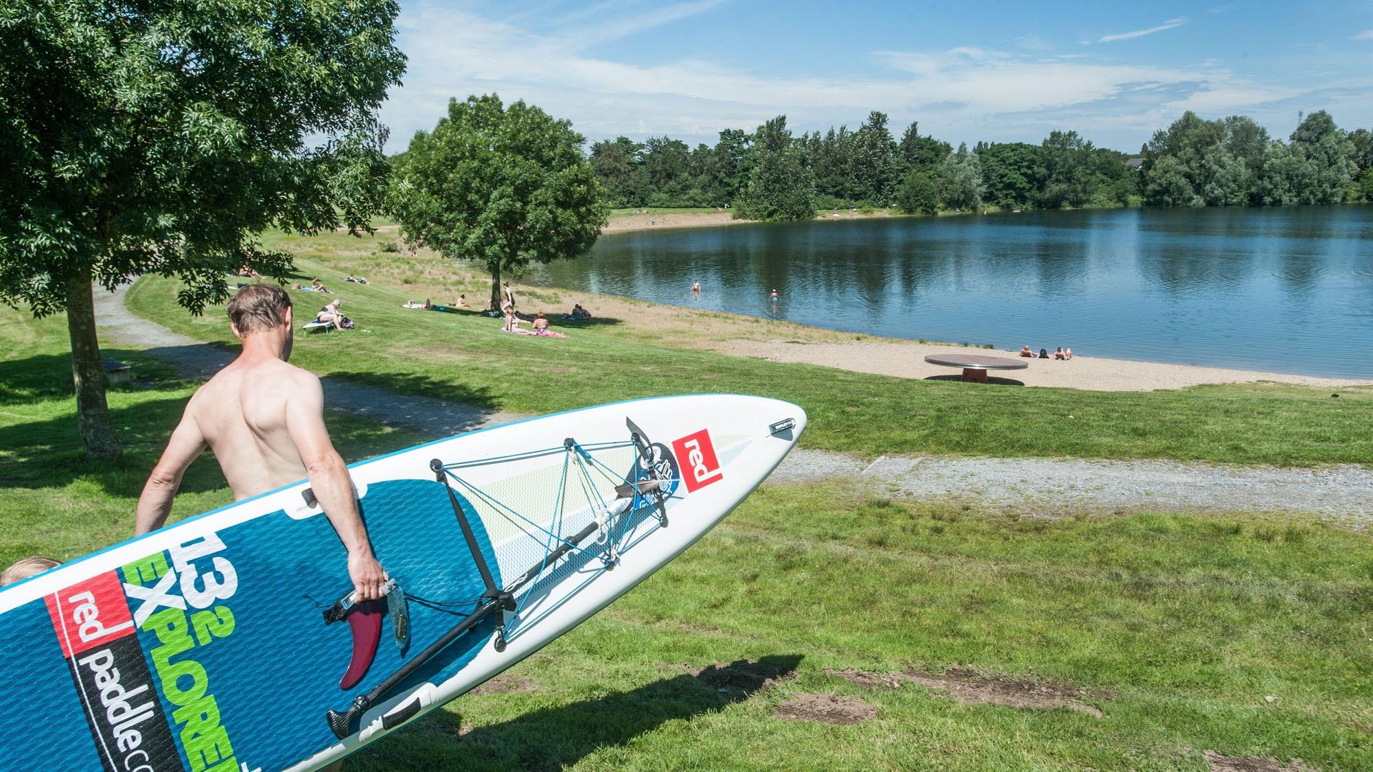 Warmes Wetter am Hitdorfer See