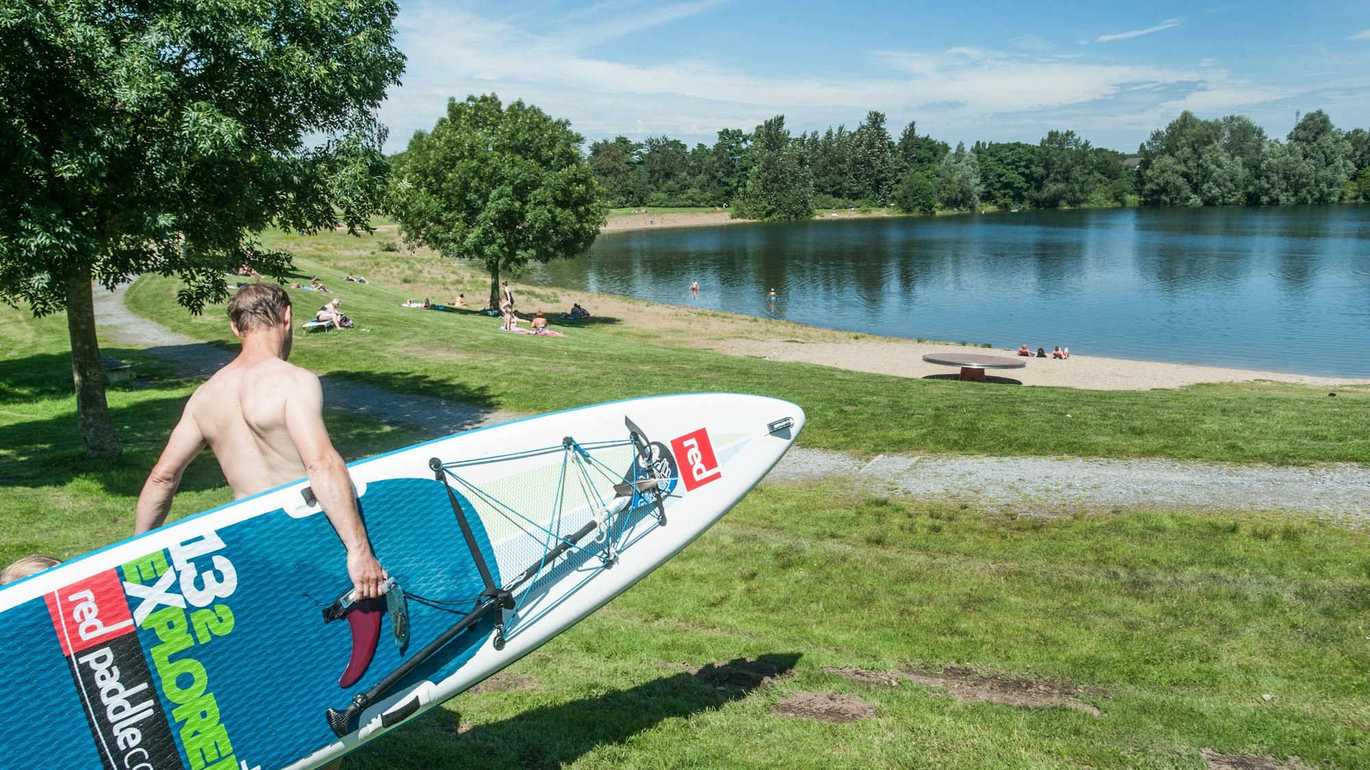 Warmes Wetter am Hitdorfer See
