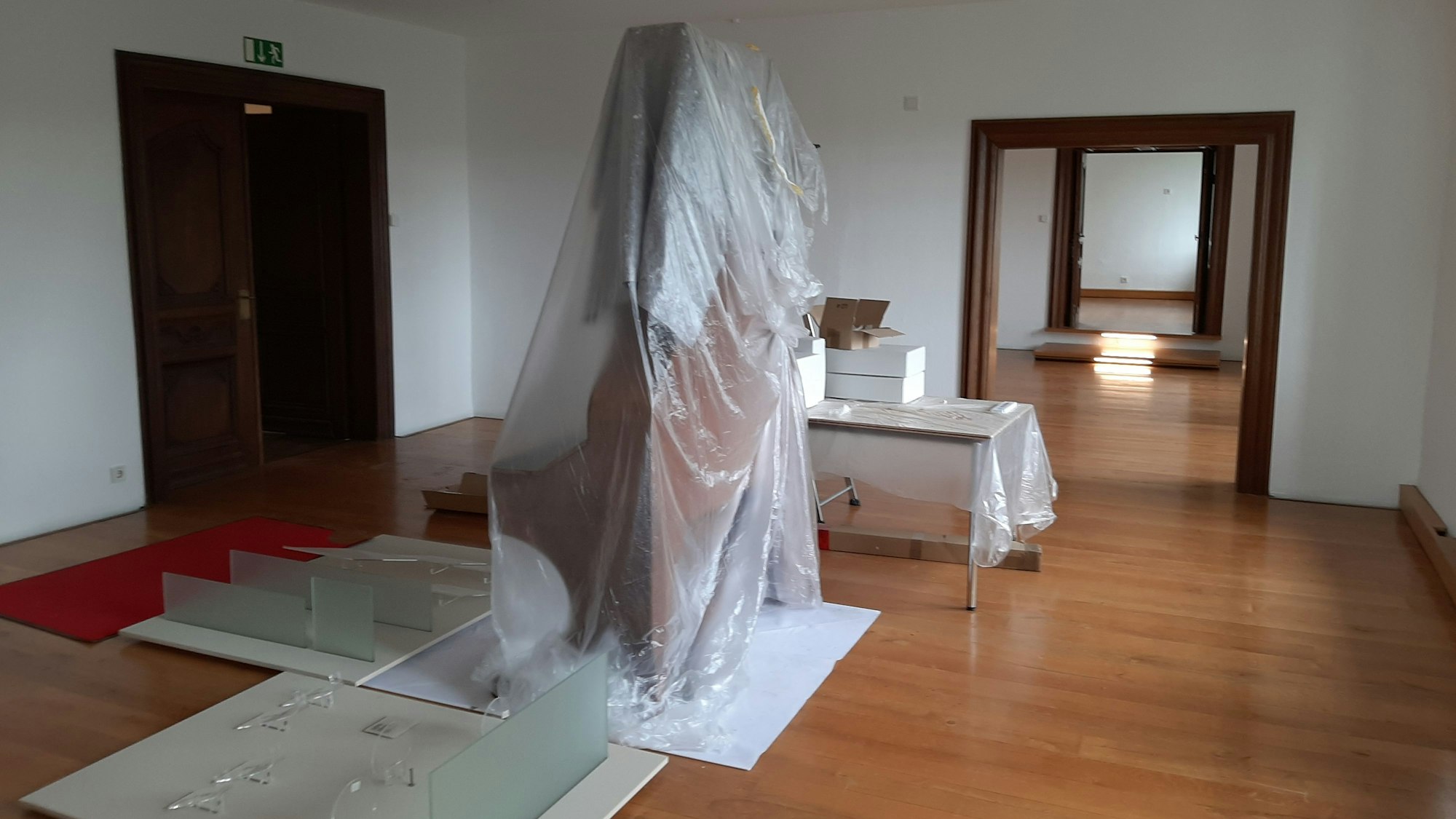 Im zweiten Obergeschoss wird noch gearbeitet.