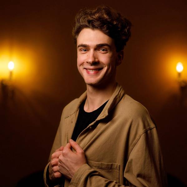 Mentalist Timon Krause, aufgenommen vor seiner Show im Urania Theater in Ehrenfeld.